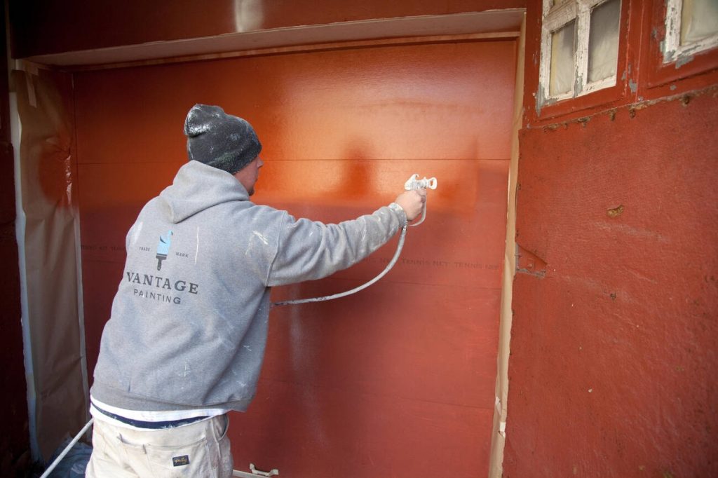 Does garage door paint last?