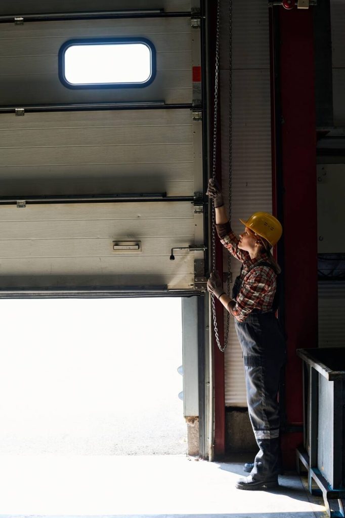 What is the safest type of garage door?