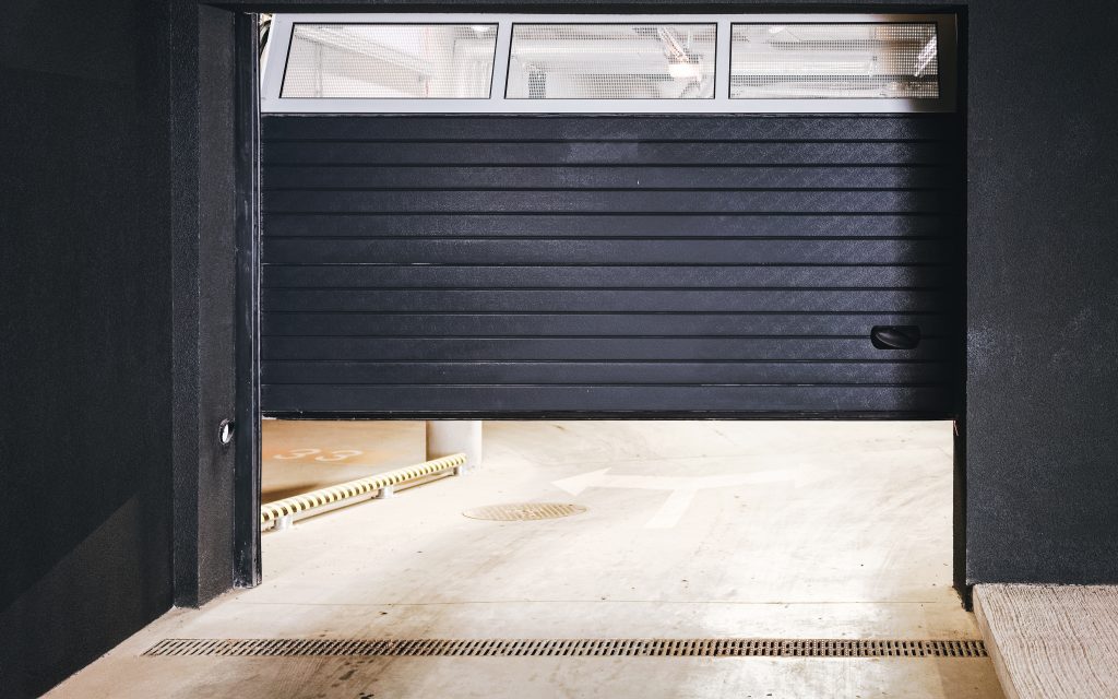 What is the spacing for garage doors